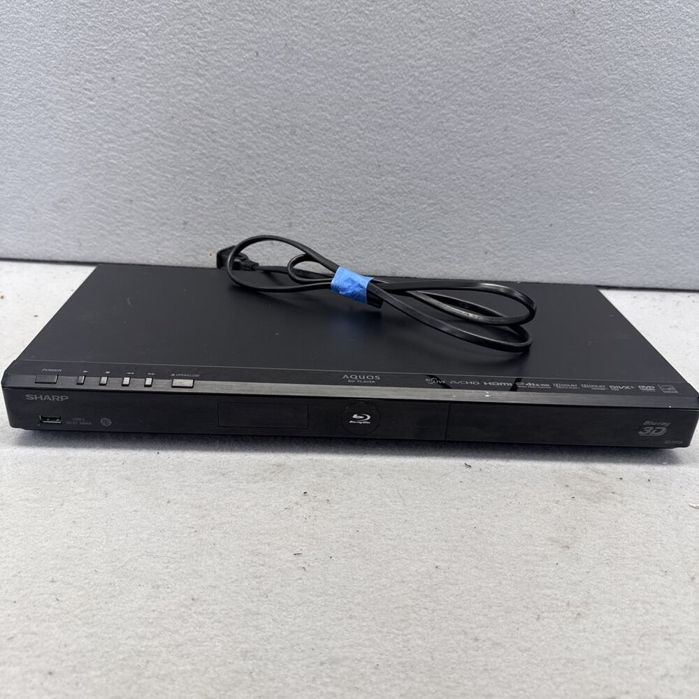 Sharp BD-HP25U Blu-ray Disc Player Tested Working